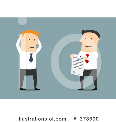 Royalty-Free (RF) White Businessman Clipart Illustration by Vector Tradition SM - Stock Sample #1373600