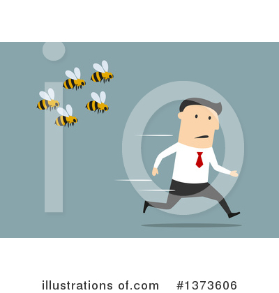 Royalty-Free (RF) White Businessman Clipart Illustration by Vector Tradition SM - Stock Sample #1373606