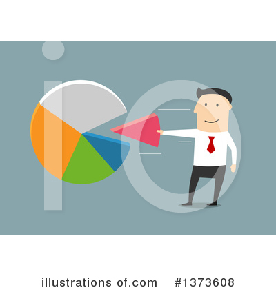 Royalty-Free (RF) White Businessman Clipart Illustration by Vector Tradition SM - Stock Sample #1373608