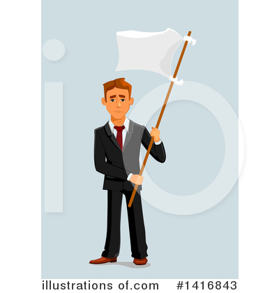White Businessman Clipart #1416843 by Vector Tradition SM