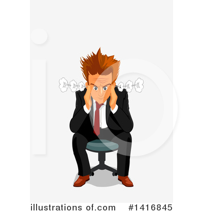 White Businessman Clipart #1416845 by Vector Tradition SM