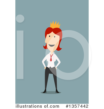 White Businesswoman Clipart #1357442 by Vector Tradition SM