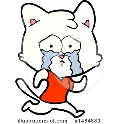 Royalty-Free (RF) White Cat Clipart Illustration by lineartestpilot - Stock Sample #1484889