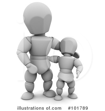 Royalty-Free (RF) White Character Clipart Illustration by KJ Pargeter - Stock Sample #101789