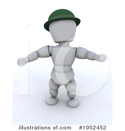 Royalty-Free (RF) White Character Clipart Illustration by KJ Pargeter - Stock Sample #1052452