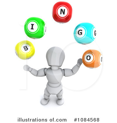 Bingo Ball Clipart #1084568 by KJ Pargeter