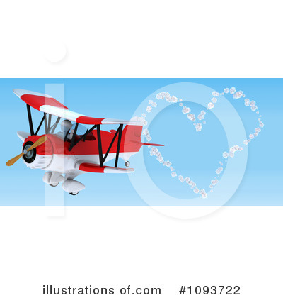 Airplane Clipart #1093722 by KJ Pargeter