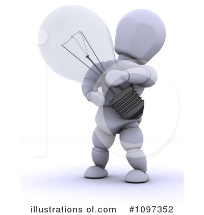 Royalty-Free (RF) White Character Clipart Illustration by KJ Pargeter - Stock Sample #1097352