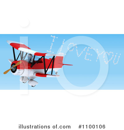 Airplane Clipart #1100106 by KJ Pargeter