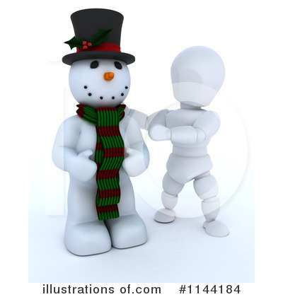 Royalty-Free (RF) White Character Clipart Illustration by KJ Pargeter - Stock Sample #1144184