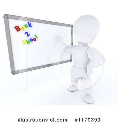 White Board Clipart #1170399 by KJ Pargeter