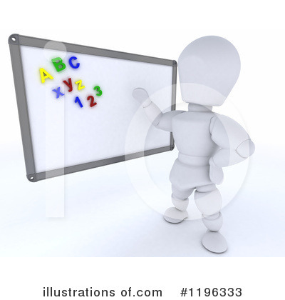 White Board Clipart #1196333 by KJ Pargeter