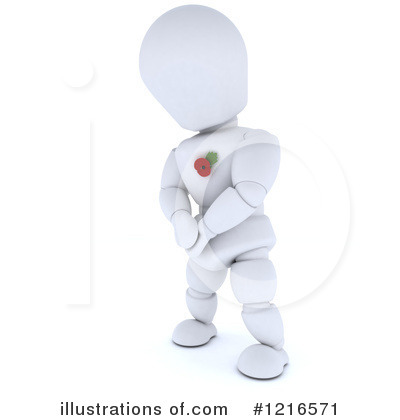 Royalty-Free (RF) White Character Clipart Illustration by KJ Pargeter - Stock Sample #1216571