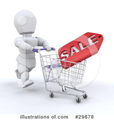Shopping Cart Clipart #29678 by KJ Pargeter