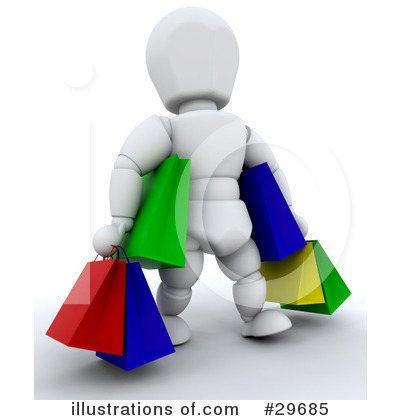 Shopping Bag Clipart #29685 by KJ Pargeter