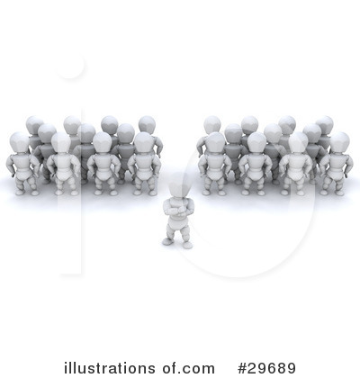 Royalty-Free (RF) White Character Clipart Illustration by KJ Pargeter - Stock Sample #29689