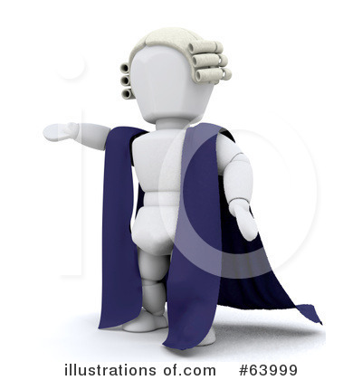 Royalty-Free (RF) White Character Clipart Illustration by KJ Pargeter - Stock Sample #63999