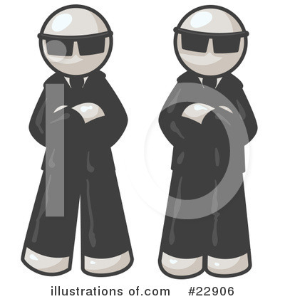 Royalty-Free (RF) White Collection Clipart Illustration by Leo Blanchette - Stock Sample #22906
