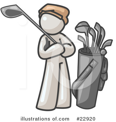 Golfing Clipart #22920 by Leo Blanchette