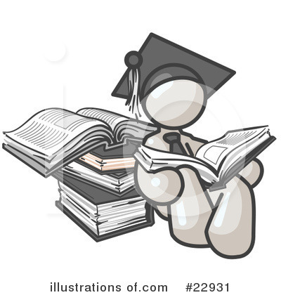 Books Clipart #22931 by Leo Blanchette