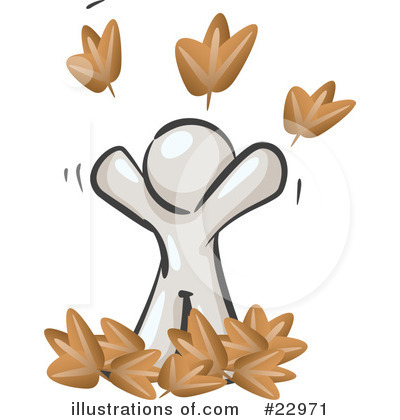 Fall Leaves Clipart #22971 by Leo Blanchette