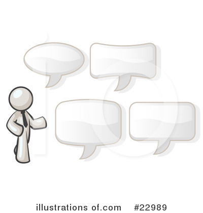Word Balloon Clipart #22989 by Leo Blanchette