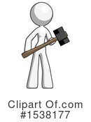 White Design Mascot Clipart #1538177 by Leo Blanchette