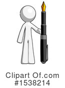 White Design Mascot Clipart #1538214 by Leo Blanchette