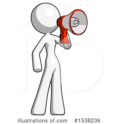 Royalty-Free (RF) White Design Mascot Clipart Illustration by Leo Blanchette - Stock Sample #1538236