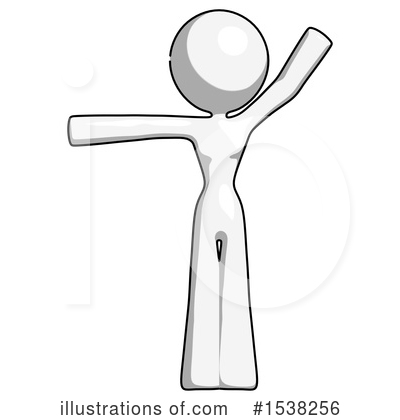 Royalty-Free (RF) White Design Mascot Clipart Illustration by Leo Blanchette - Stock Sample #1538256