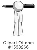 White Design Mascot Clipart #1538266 by Leo Blanchette
