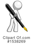 White Design Mascot Clipart #1538269 by Leo Blanchette