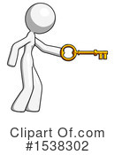 White Design Mascot Clipart #1538302 by Leo Blanchette