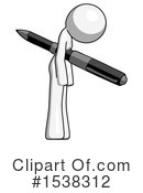 White Design Mascot Clipart #1538312 by Leo Blanchette