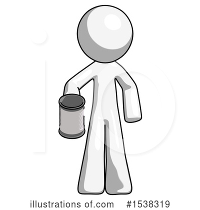 Royalty-Free (RF) White Design Mascot Clipart Illustration by Leo Blanchette - Stock Sample #1538319
