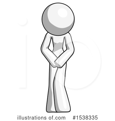 Royalty-Free (RF) White Design Mascot Clipart Illustration by Leo Blanchette - Stock Sample #1538335