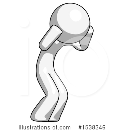 Royalty-Free (RF) White Design Mascot Clipart Illustration by Leo Blanchette - Stock Sample #1538346