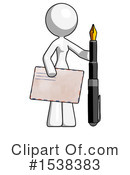 White Design Mascot Clipart #1538383 by Leo Blanchette
