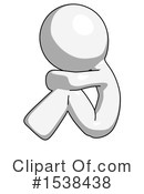 White Design Mascot Clipart #1538438 by Leo Blanchette