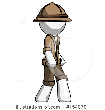 Royalty-Free (RF) White Design Mascot Clipart Illustration by Leo Blanchette - Stock Sample #1540701