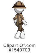 White Design Mascot Clipart #1540703 by Leo Blanchette