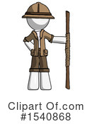 White Design Mascot Clipart #1540868 by Leo Blanchette