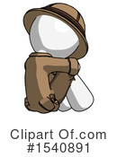 White Design Mascot Clipart #1540891 by Leo Blanchette