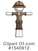 White Design Mascot Clipart #1540912 by Leo Blanchette