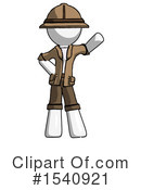 White Design Mascot Clipart #1540921 by Leo Blanchette