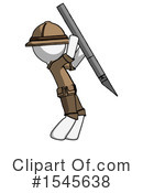 White Design Mascot Clipart #1545638 by Leo Blanchette