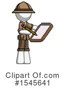 White Design Mascot Clipart #1545641 by Leo Blanchette