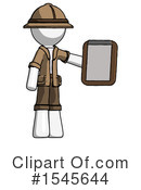 White Design Mascot Clipart #1545644 by Leo Blanchette