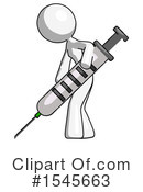 White Design Mascot Clipart #1545663 by Leo Blanchette