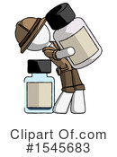 White Design Mascot Clipart #1545683 by Leo Blanchette